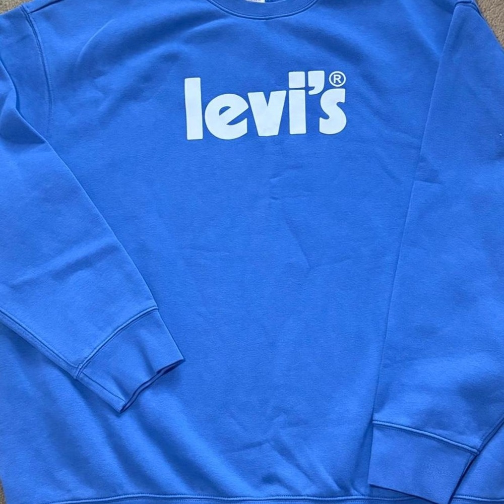 Levi's Blue Crewneck Sweatshirt Size XXL